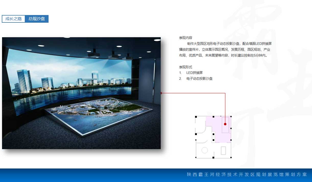 陕西霸王河规划展览馆设计方案|成长之路介绍